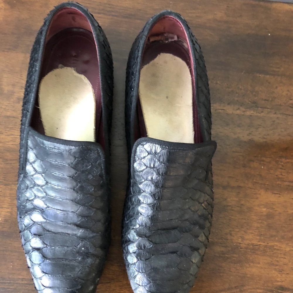 Celine-Python Round-Toe Loafers 37.5 - image 5